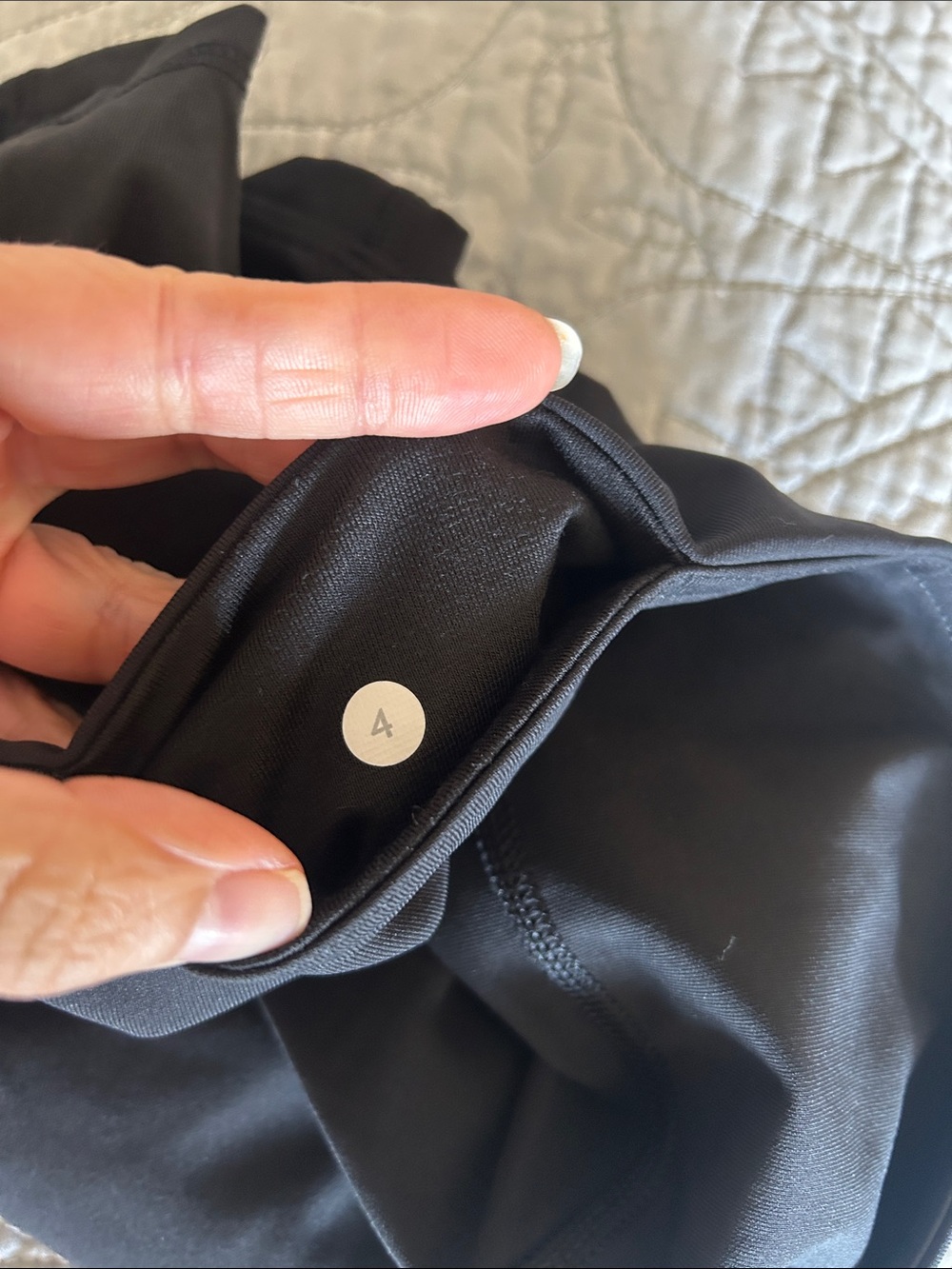 lululemon athletica Black Low-Rise Mini Shorts - Picture 2 of 3